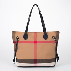 Women's Simple Shoulder Canvas Pattern Tote Bags
