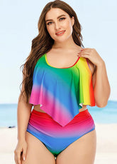 Gradient Tankini Set