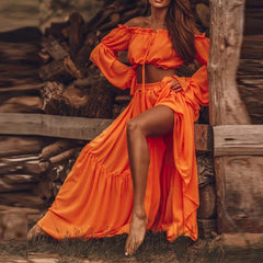 Love Grows Fonder Neon Gradient Dress Suit