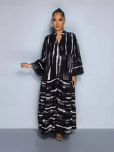Plaid Printed Round Neck Holiday Beach Dress