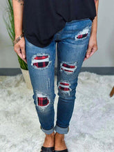 Skinny Leopard Patch Ripped Jeans