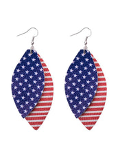 Cute American Flag Creativity Earrings