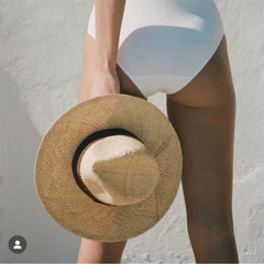 Raffia Panama Hats For Women Summer Sun Hat French Top Beach Hats Sunshade Ladies Vacation Straw Hats