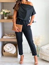 Women's Sets Off-Shoulder Short Sleeve Top & Pants Two-Piece Set