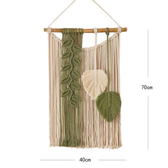 Macrame Wall Decor - Boho Wall Art for Nursery Room - Aesthetic Home Decor