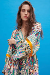 Boho Robe, Kimono Robe, Beach Cover up, Tribal Josephine