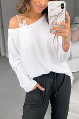 Dew Shoulder Long Sleeve T Shirt