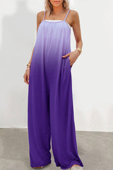 Gradient Pockets Slip Jumpsuit