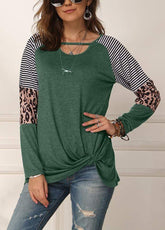 Cut Out Side Knot T-shirt