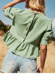 Boho Tops for Women, Boho Tops for Women, Boho Blouse, Crop Top, Green Olive