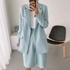 Vintage 2 Pieces Set, Matching Blazer and Shor