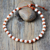 Boho Necklace, Chokers Pearl Knot