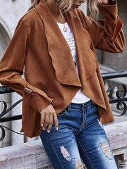 Solid Color Casual Cozy Coat