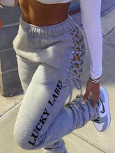 Women's Pants Casual Print Elastic Waist Tie Pants
