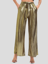 Women's Pants Hot Stamped Elastic Waist Pockets Casual Pants