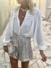 Women's Shorts Casual Tunic Sequin Belt Hot Shorts