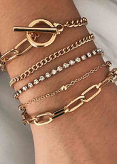 Creative Diamond Round Bead Bracelet