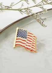 Flag Day Theme American Flag Brooch