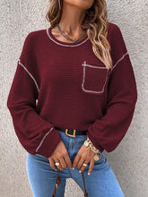 Casual Long Sleeve O-Neck Solid Sweatshirt