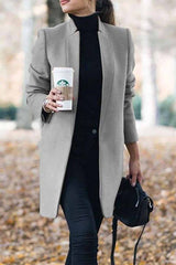 Stand-up Collar Elegant Coat (6 Colors)