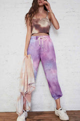 Cotton Tie-dye Casual Trousers