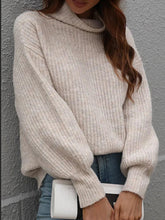 Casual Loose Turtle Neck Knit Sweater