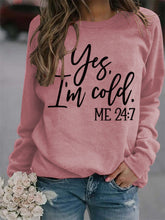 Casual Long Sleeve O-Neck Letter Print Regular Sweatshirt