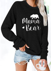 Long Sleeve Casual Printed Top