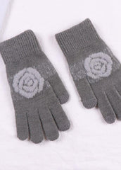 Flower Pattern Gloves