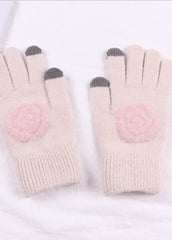 Flower Pattern Gloves