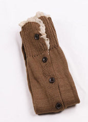 Button Design Lace Socks