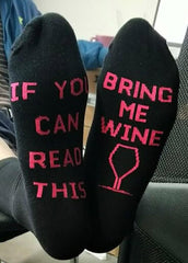 Letter Printed Socks