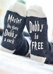 Letter Printed Socks