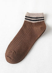 Cotton Striped Women's Boat Socks