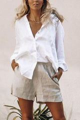 Solid Pockets Shorts