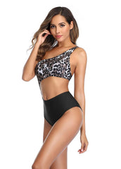 Leopard Printed One Piece Swimwear