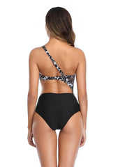 Leopard Printed One Piece Swimwear