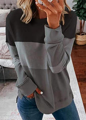 Color Block Patchwork Shirt