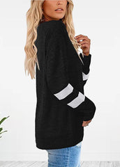Long Sleeve Patchwork T-shirt