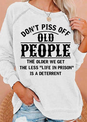 Letter Printed Long Sleeve Shirt