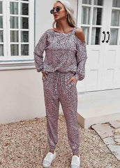 Long Sleeve Printed Top And Pants