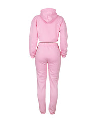 3 Piece Drawstring Front Pocket Detail Tank Top & Pants Set