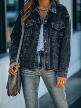 Corduroy Button Down Shacket Jacket