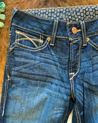 70s Vintage Embroidery Pocket Zip Fly Low Waist Jeans