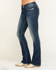 90s Vintage Pocket Design Low Waist Jeans