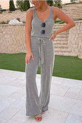 Summer Ahead, Striped Tank Jumpsuit