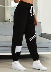 Casual Patchwork High Waist Long Pant