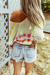 Boosted Spirits Tie Dye Loose Sweater