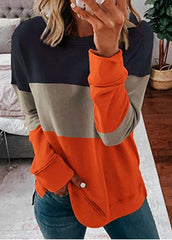 Color Block Patchwork Shirt