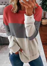 Color Block Patchwork Shirt